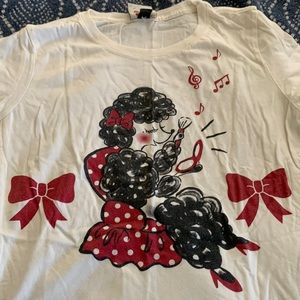 Miss Ladybug t shirt poodle cartoon